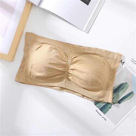 Sissy Padded Sexy Men Bras Strapless Brassiere Bralette Crossdresser Lingerie Bh Ebay