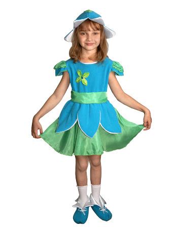 Костюм цветок Колокольчик - купить в интернет-магазине Карнавал-СПб по ...