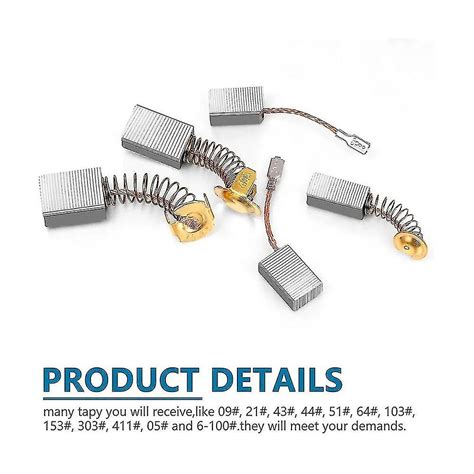 pcs electric motor brushes carbon brushes replacement part