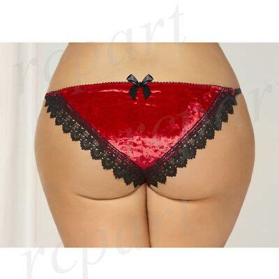New Women S Lace Panty Sexy Lingerie Intimates Gift X X X X Black Red X Ebay
