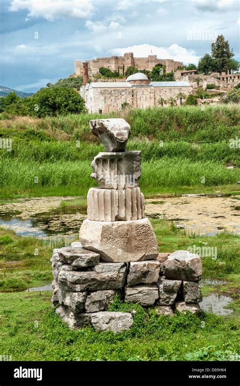 Artemis Temple Selçuk Izmir Province Aegean Region Turkey Stock