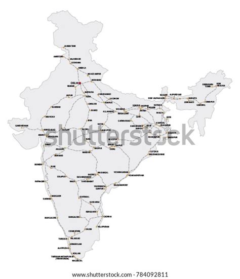 indian railways route map indian railway map  iteg