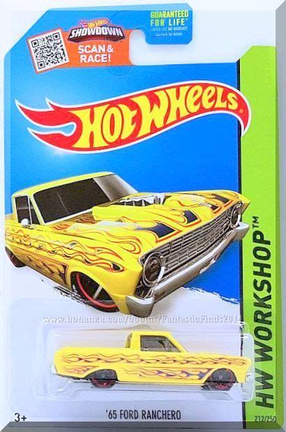 Hot Wheels 65 Ford Ranchero HW Workshop 2015 Heat Fleet 212 250 Yellow Contemporary