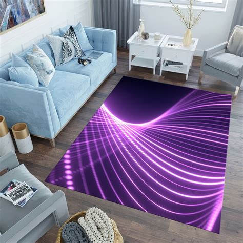 Modern Rugs Purple