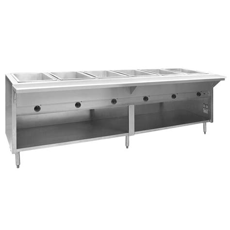 Eagle Group HT OB Spec Master Series Six Pan Open Well Electric Hot Food Table With Open