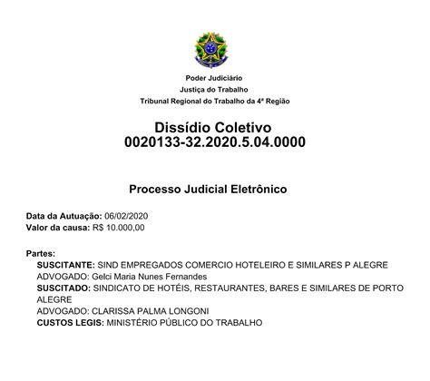 Sechspa Homologa O De Acordo De Diss Dio Coletivo Processo N