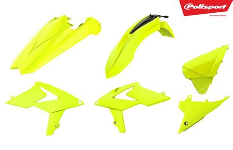 Polisport Plastic Kit Flo Yellow Beta RR RS 18 19 AOMC Mx