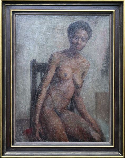 Constance Anne Parker Nude British Impressionist Art S Oil Painting Black Nude Woman