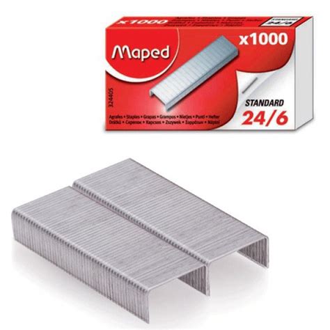 Скобы - №24/6 1000шт. (Maped)