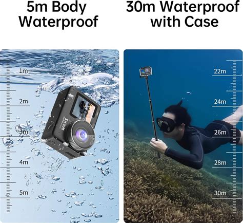 SJCAM SJ10PRO DUAL SCREEN Action Camera, 4K/60FPS Video Resolution, 2. ...