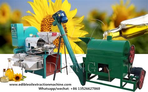 Manufacturer Supplier Of Integrated Sunflower Oil Press Machine With