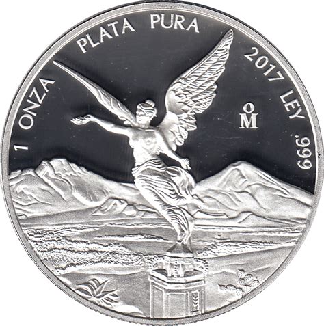 Onza Libertad Silver Bullion Coinage Mexico Numista