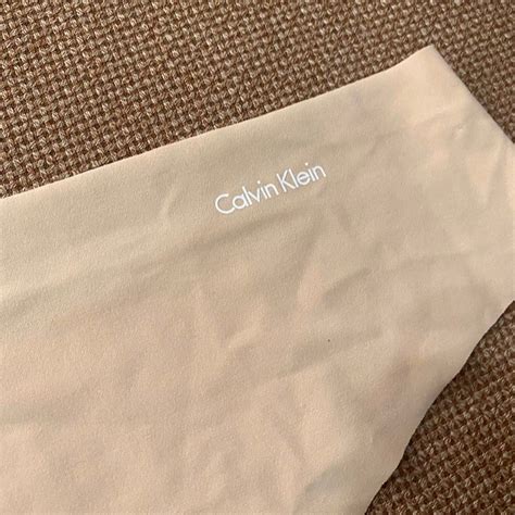 Calvin Klein Nude Seamless Thong Panties Underwear Women S Fashion Undergarments