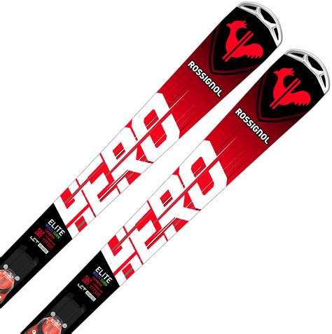 Sjezdové lyže Rossignol Hero Elite MT CA Konect vázání NX12 Konect GW B80 black hot red
