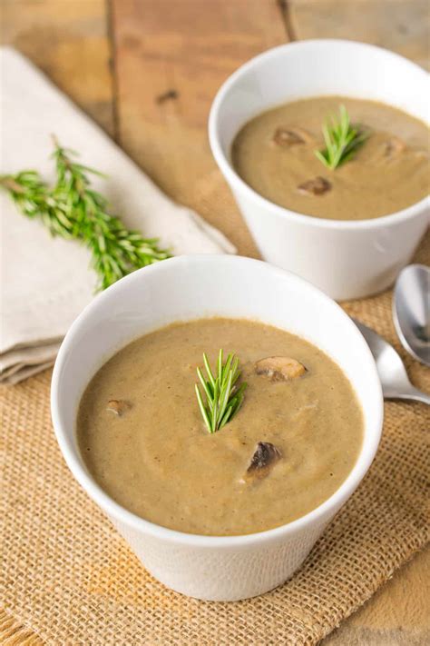 Vegan Mushroom Soup - Culinary Ginger