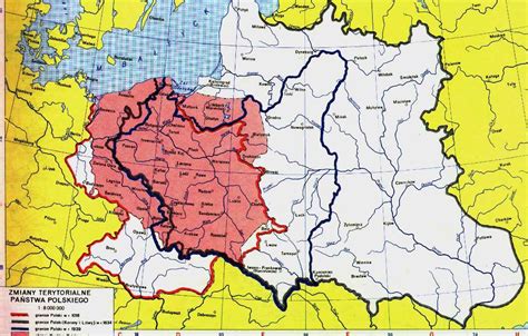 Mapa Polski Przed