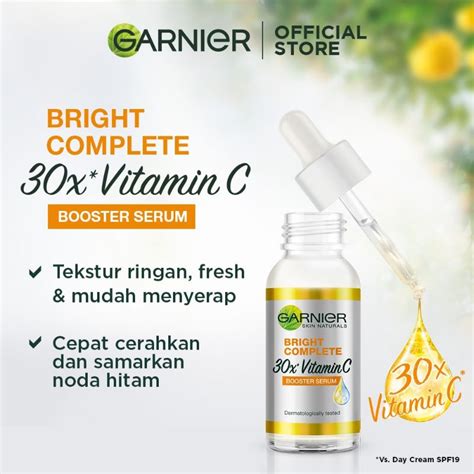 Jual Garnier Serum Booster Vitamin C Ml Shopee Indonesia