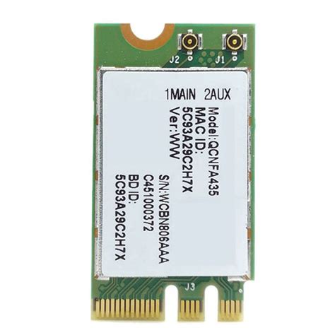 X Wireless Adapter Card For Qualcomm Atheros Qca Qcnfa Ac