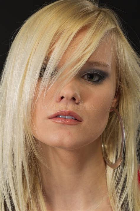 Blonde Figure Model In A Studio Environment Stock Image Image Of Student Portrait