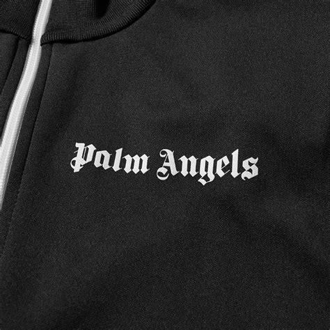 Palm Angels Taped Track Jacket Black & White | END. (US)
