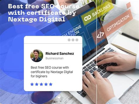 Best Free Seo Course With Certificate By Nextage Digital Tanveer