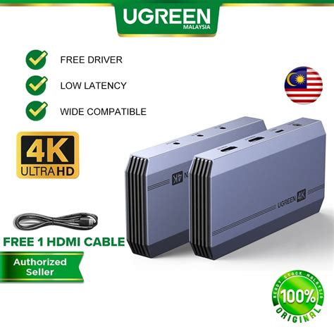 Ugreen Video Capture Card K Hdmi To Usb Usb C Hdmi Video Grabber Box