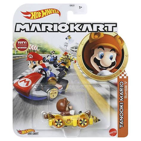 HOT WHEELS TANOOKI MARIO BUMBLE V MARIO KART