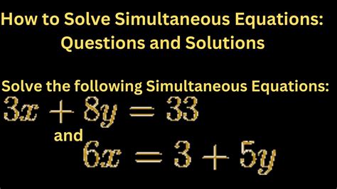 Numerical Techniques 1 How To Solve Simultaneous Equations Tips And Tricks Lesson 7 Youtube