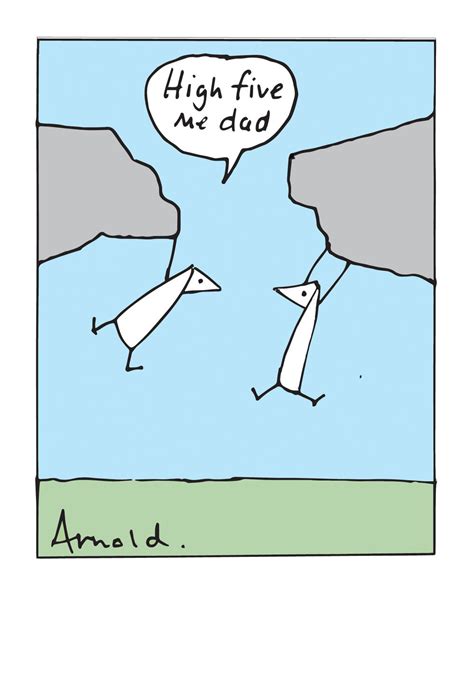 Funny High Five Me Dad Humour Fathers Day Card Cards