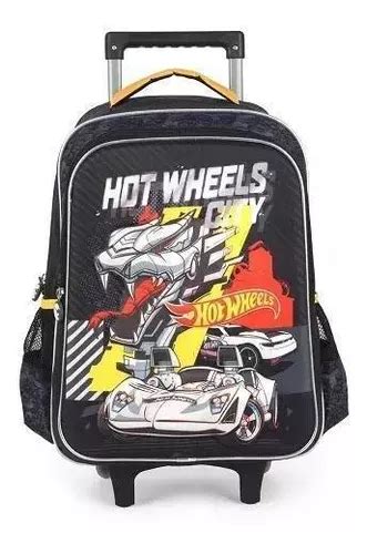 Mochila De Rodinha Hot Wheels Parcelamento Sem Juros