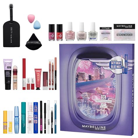 MAYBELLINE Adventskalender 2024 Inhalt Info Shops