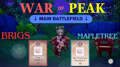 War Of Peak Brigs Izlude Vs Mapletree Prontera Ragnarok