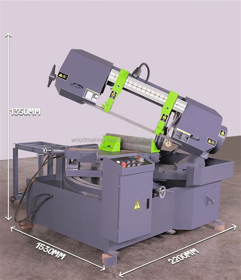 Rotary Angle Sawing Machine Hydraulic Semi Automatic Cutting Metal