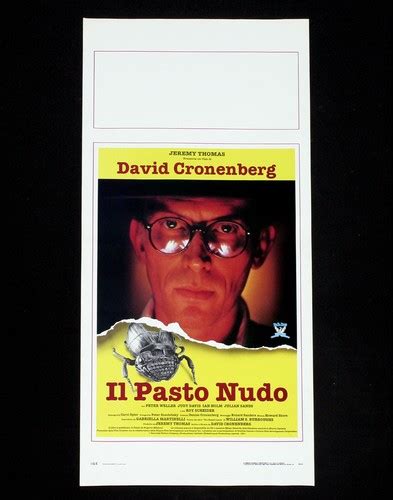 IL PASTO NUDO Locandina Poster Cronenberg Peter Weller Naked Lunch