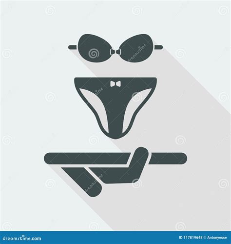 Lingerie Icon Stock Vector Illustration Of Offer Bikini