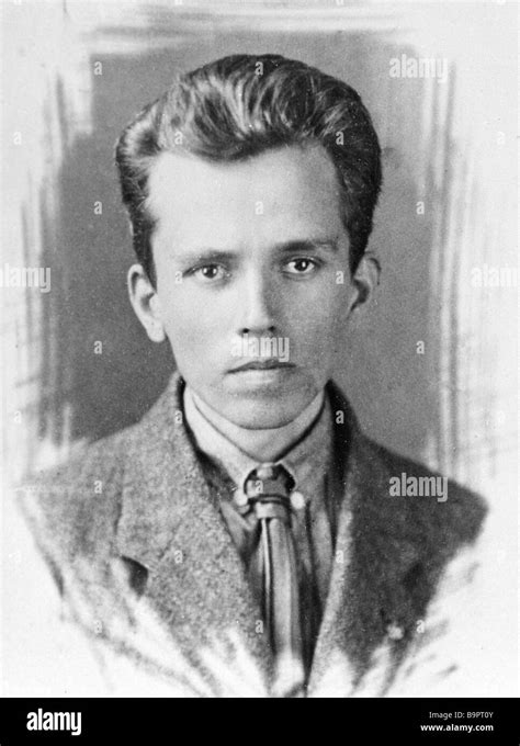 Russian writer Nikolai Ostrovsky Stock Photo, Royalty Free Image ...