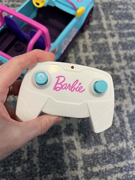 Hot Wheels Barbie Rc Suv And Stickers Battery Powered Toy Truck Fits Barbie Dolls Macy S