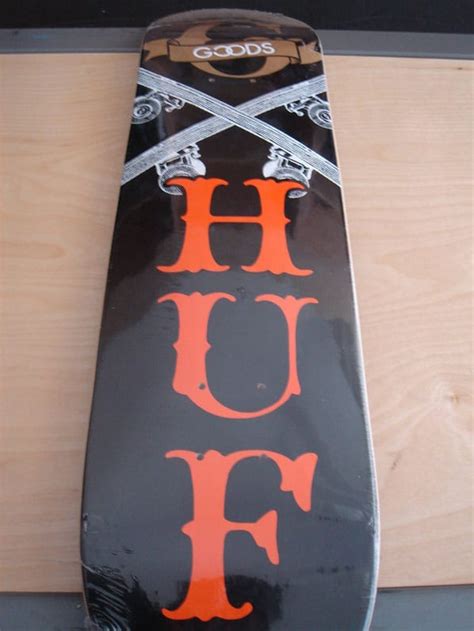 Huf X Goods Tee And Skate Deck Hypebeast