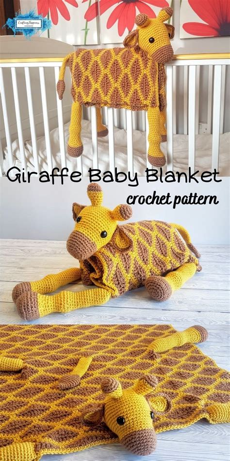 Giraffe Baby Blanket A Cute Blanket That Folds Into A Toy Can Be