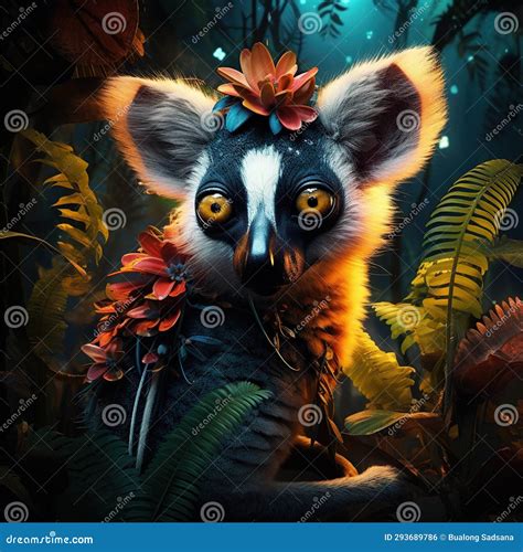 Lemur Of Endemic Species Royalty-Free Illustration | CartoonDealer.com