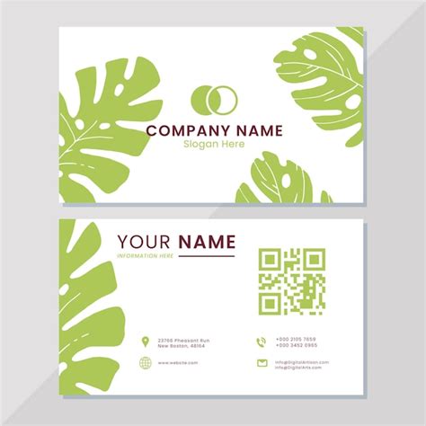 Premium Vector | Beautiful spa business card design