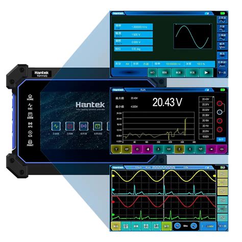 Hantek Touch Screen Digital Tablet Oscilloscope 110MHz TO1112 TO1112C ...