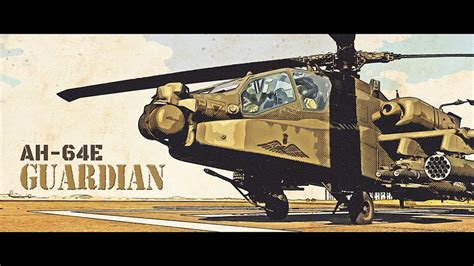 AH-64E Guardian Attack Helicopter Free Wallpaper – Alpha Check Designs