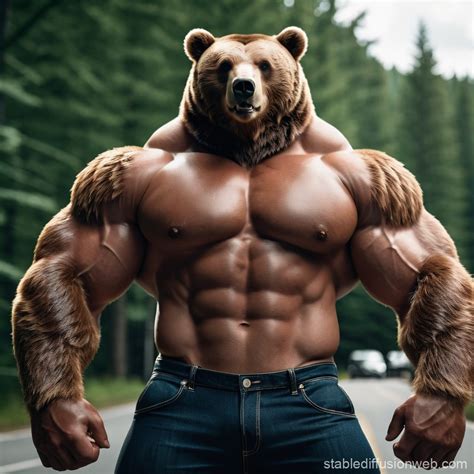 Gay Muscle Bear Men Prompts Stable Diffusion Online