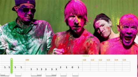 Red Hot Chili Peppers Dark Necessities Tab Youtube