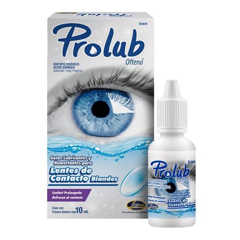 Gotas Para Los Ojos Prolub Sophia Para Lentes De Contacto Blandos 10 Ml