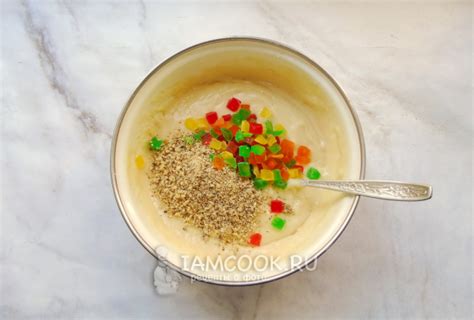 Кекс с цукатами и орехами — рецепт с фото пошагово