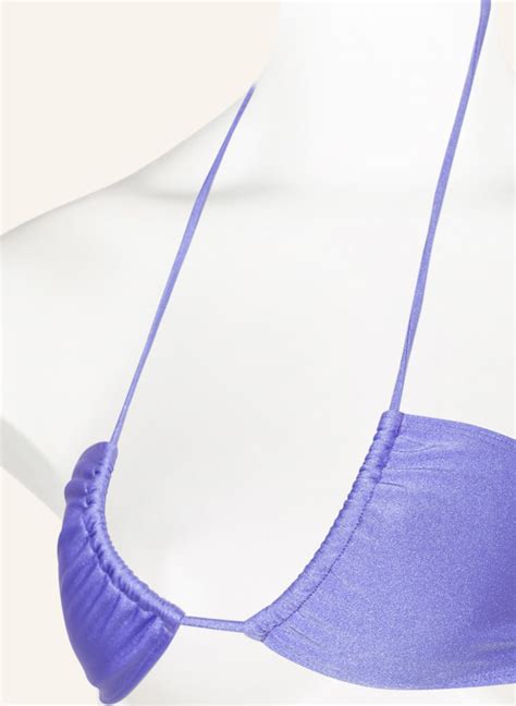 Janthee Triangle Bikini Top Kelly In Light Purple