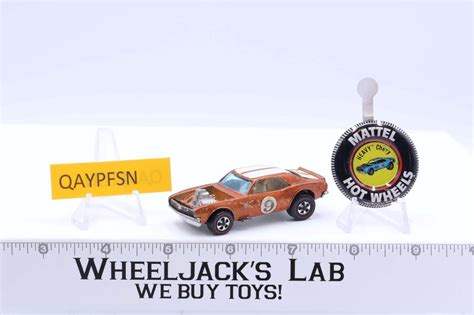 Heavy Chevy Orange 1970 Hot Wheels Mattel Vintage Redline RL Wheeljack S Lab