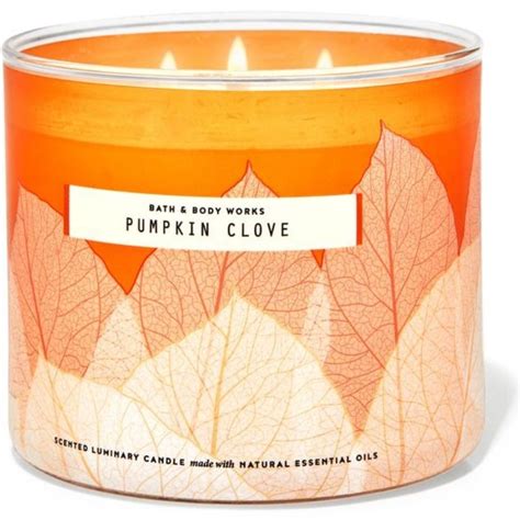 Jual BATH BODY WORKS BBW PUMPKIN CLOVE 3 WICK SCENTED CANDLE 411 G